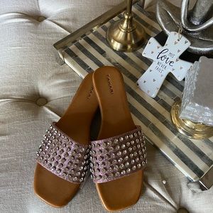 Tahari embellished slides